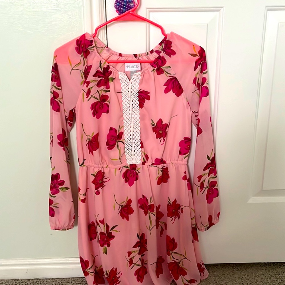 Cute kids floral formal dress